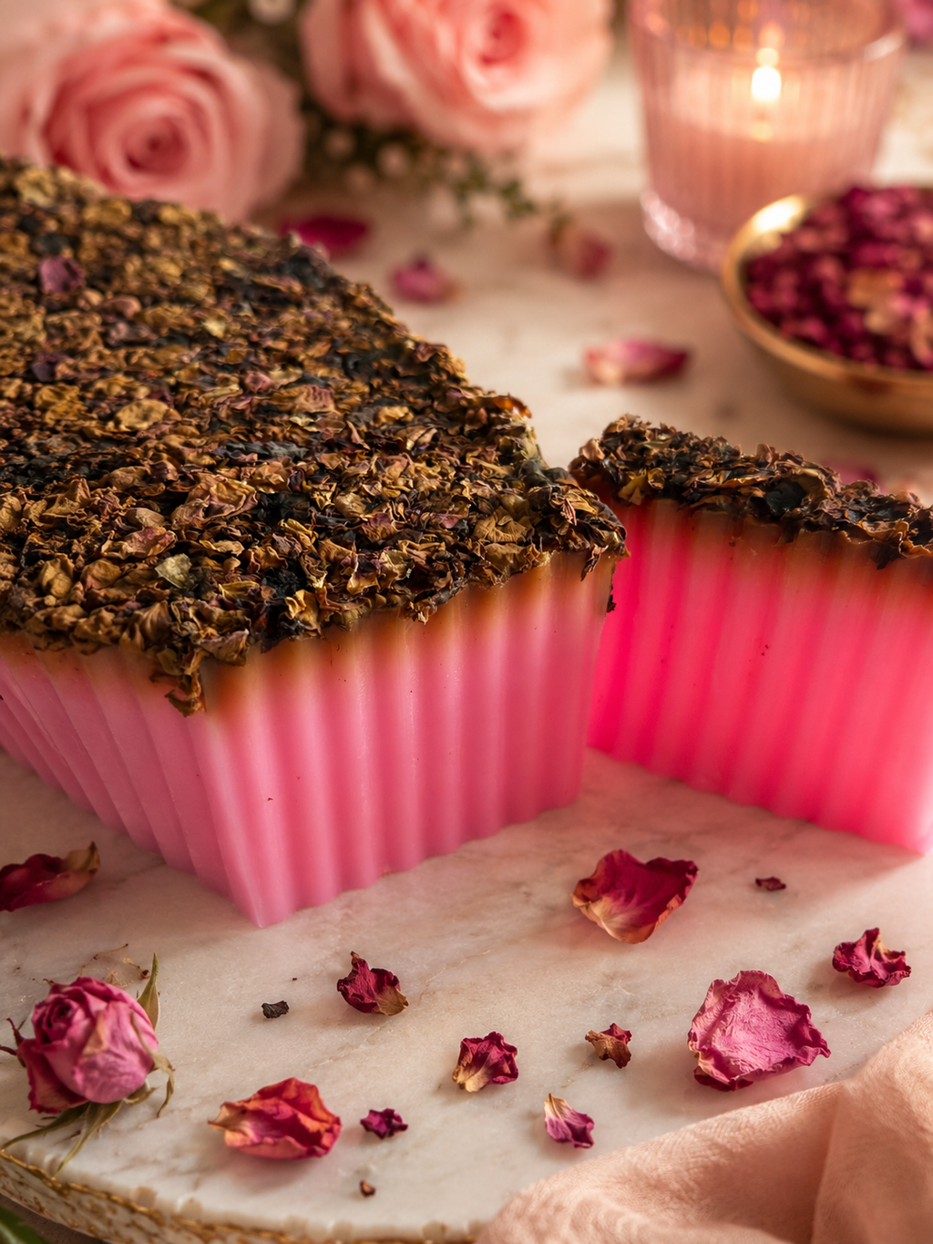 Rose & Rose Petals Handcrafted Soap
